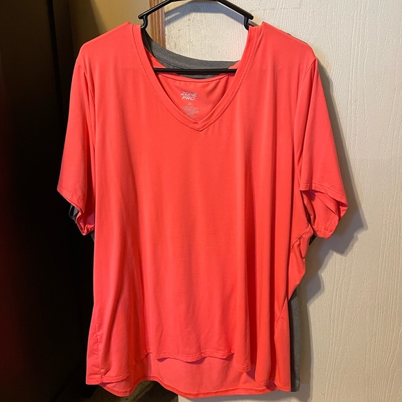 Zone Pro Tops - Women’s coral dri-fit shirt